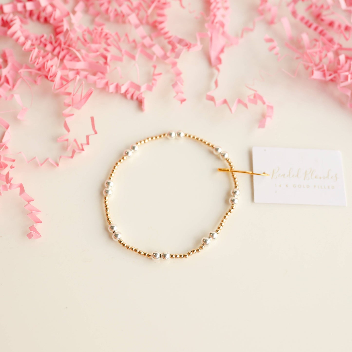 Leah Bracelet in Gold with Silver