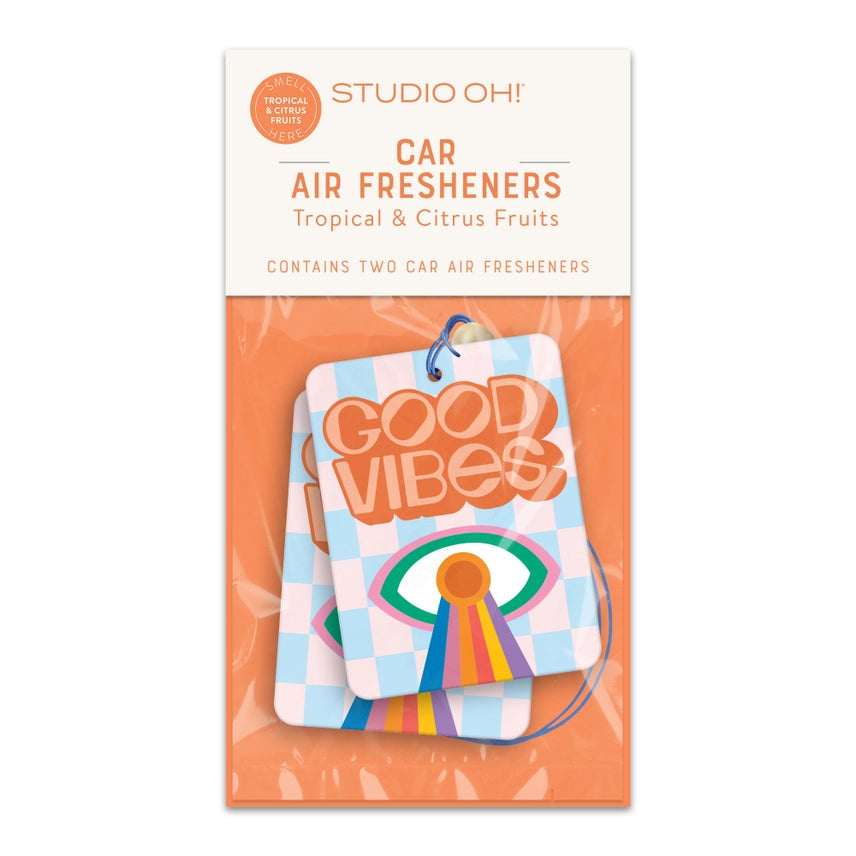 Spread Good Vibes Car Air Freshener