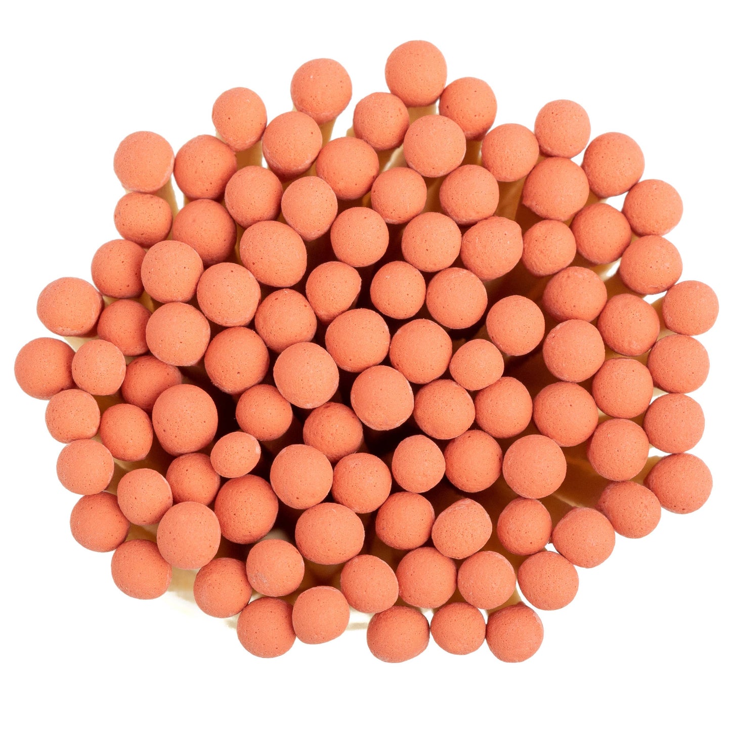 Tangerine Matches in Medium Corked Vial