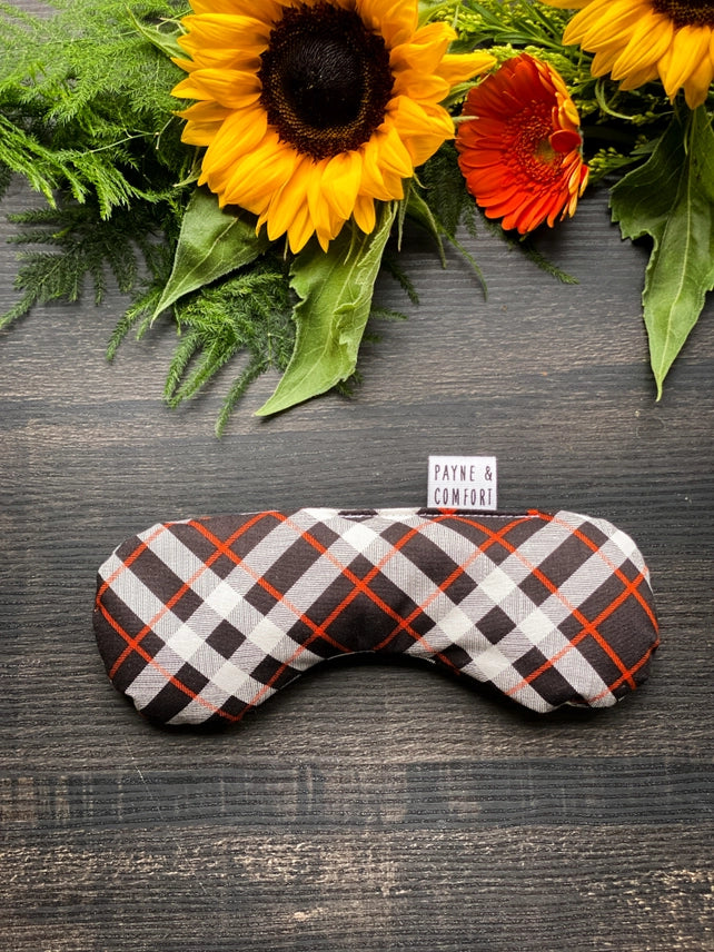 Socket Sack Eye Pillow- October Plaid