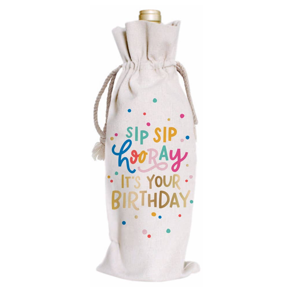 Wine Bottle Bag | Sip Sip Hooray