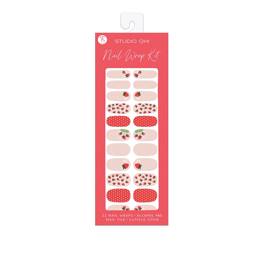 Berry Sweet Nail Wrap Kit