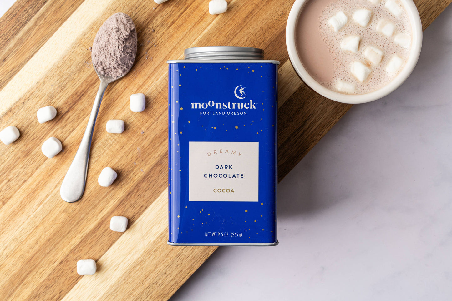 Dreamy: Dark Chocolate Hot Cocoa Tin