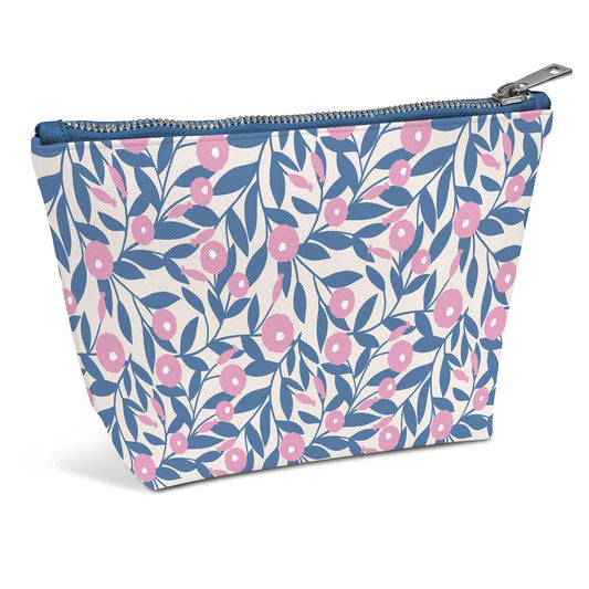 Blushing Dahlias Clutch Cosmetic Pouch