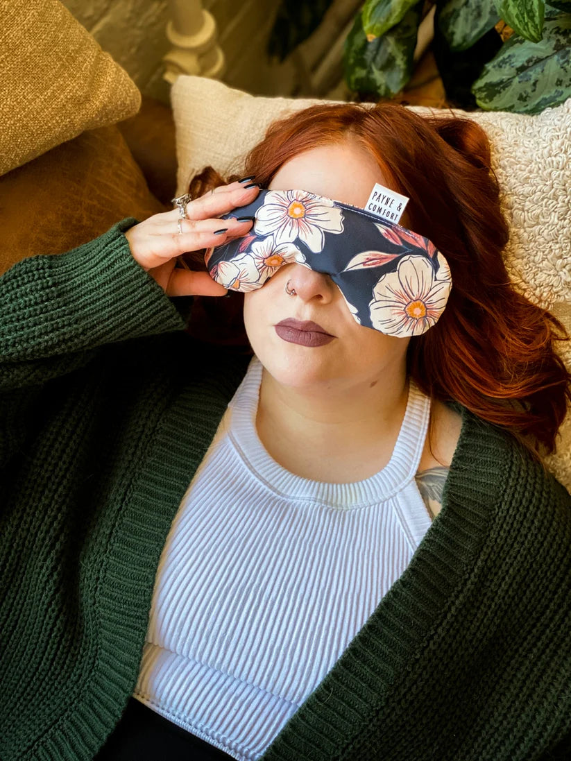 Socket Sack Eye Pillow- Dusk Floral