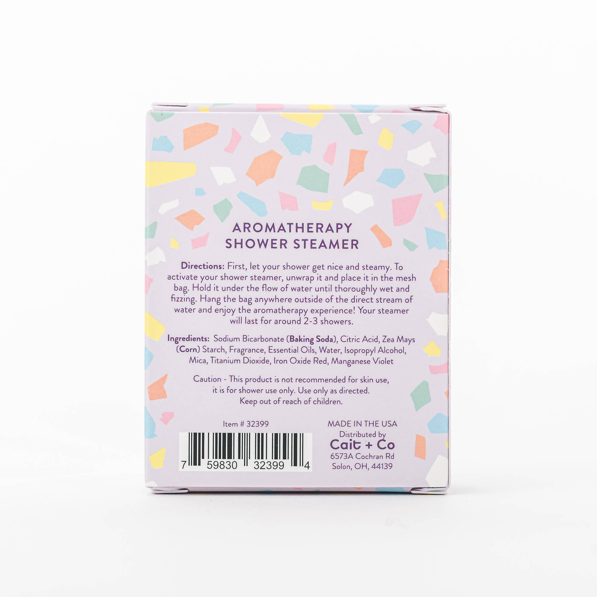 Gem Shower Steamer - Amethyst
