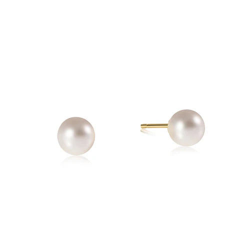 enewton Classic 6Mm Ball Stud - Pearl earrings