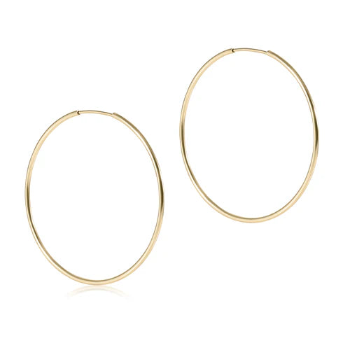 enewton Endless Gold 1.25" Hoop earrings