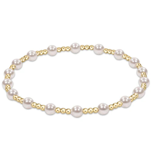 enewton Gold Bliss 2Mm Bead Bracelet - Pearl