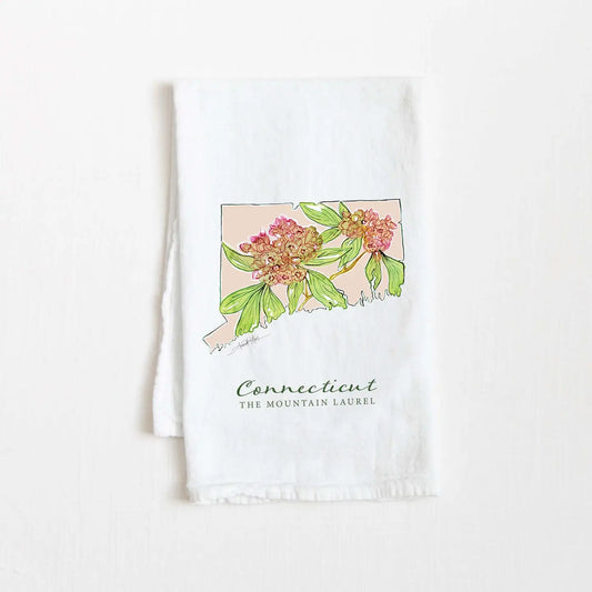 Connecticut¬†Flour Sack Tea Towel