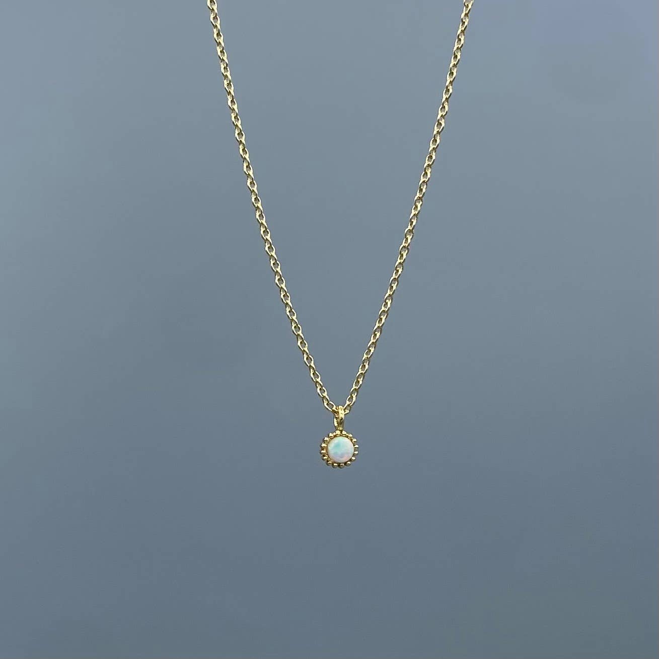 Dainty Opal Necklace