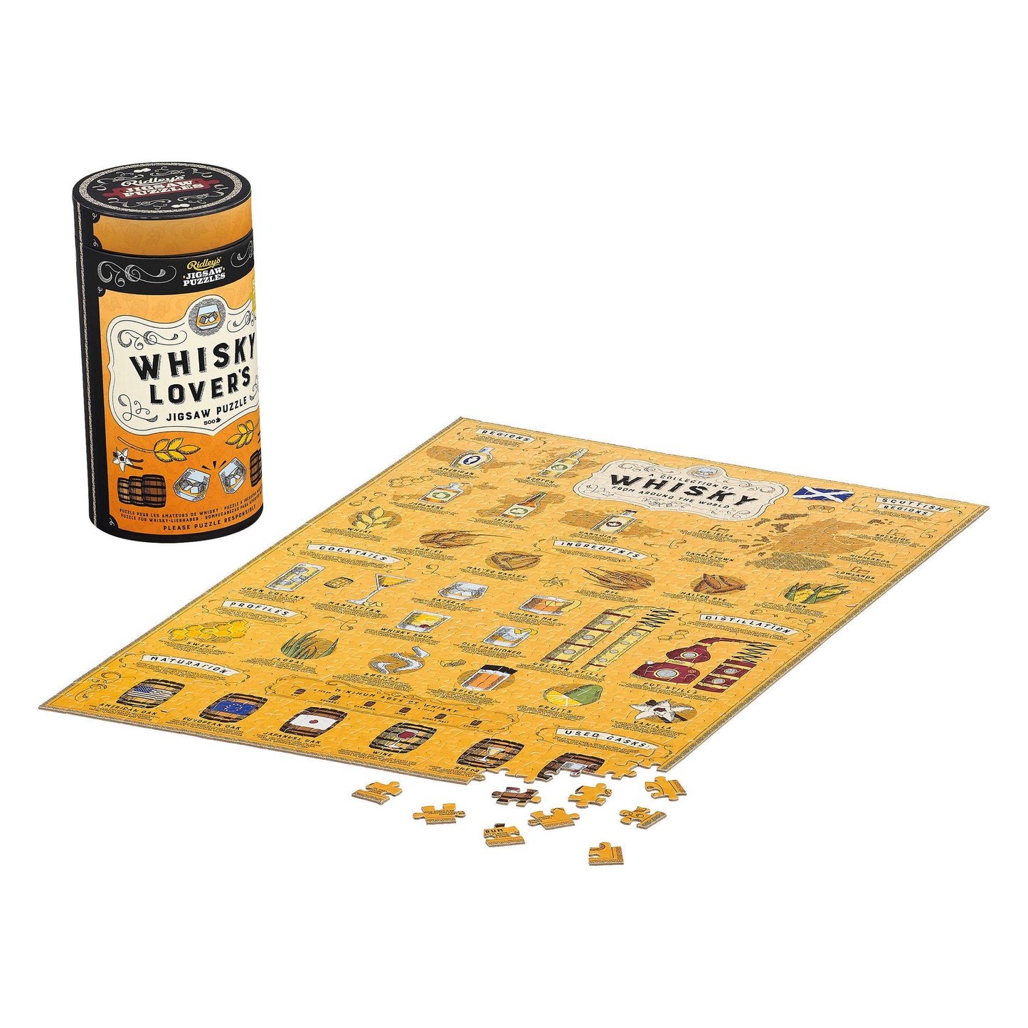 Whisky Lover's 500 Piece Jigsaw Puzzle