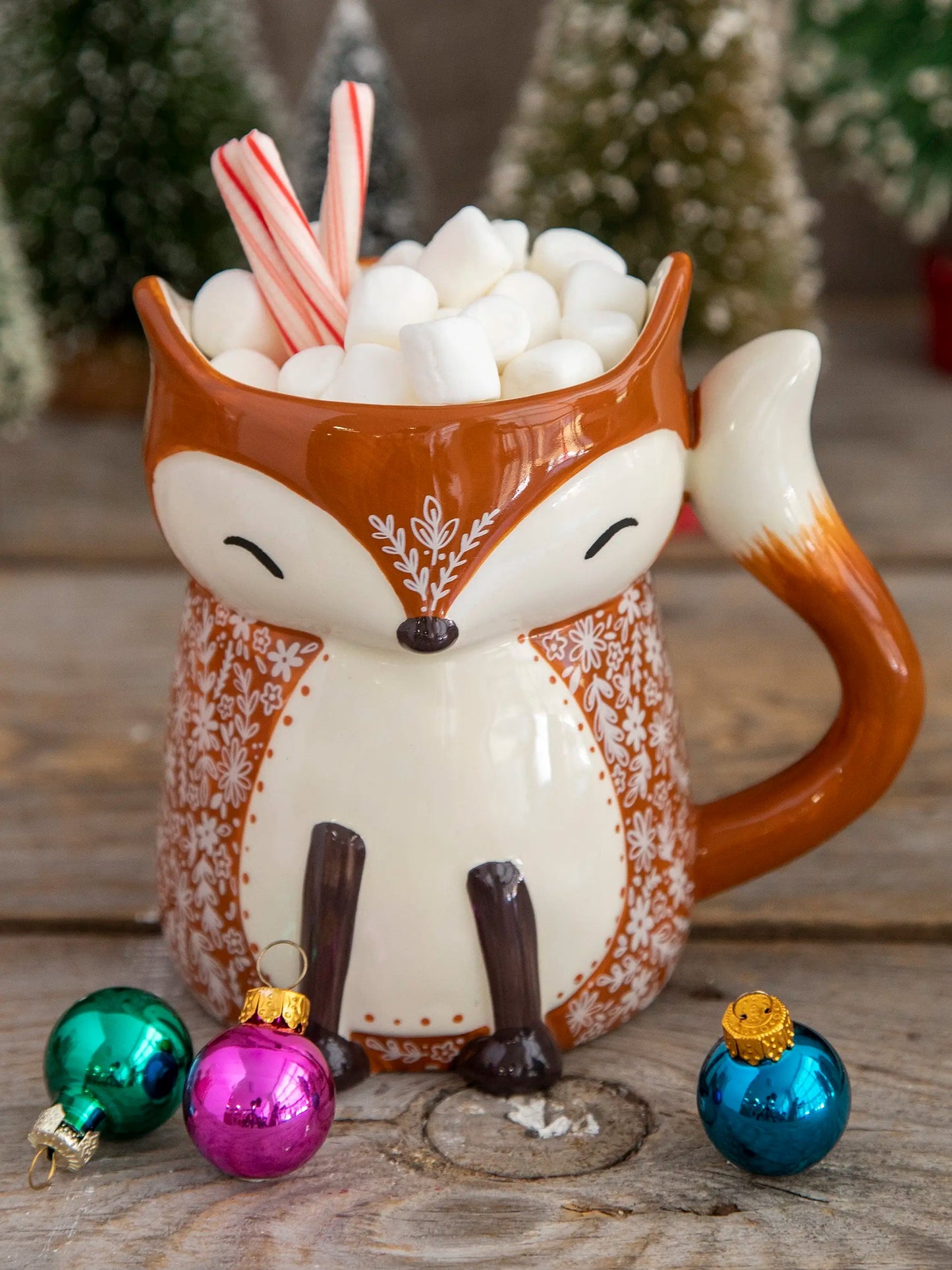 Folk Mug Cozy Fox