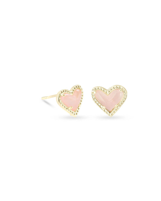 Ari Heart Stud Earrings