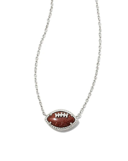 Football Short Pendant Necklace