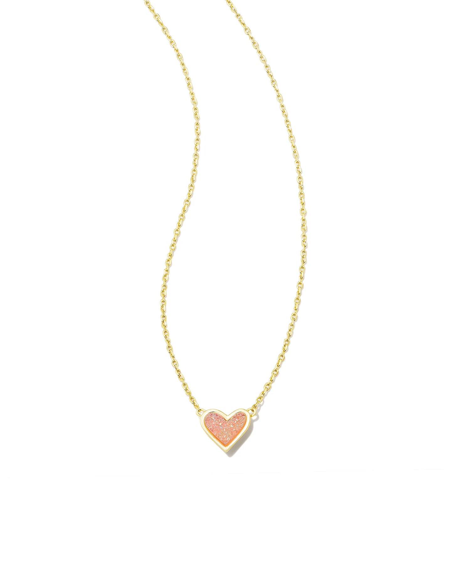 Framed Ari Heart Short Pendant Necklace