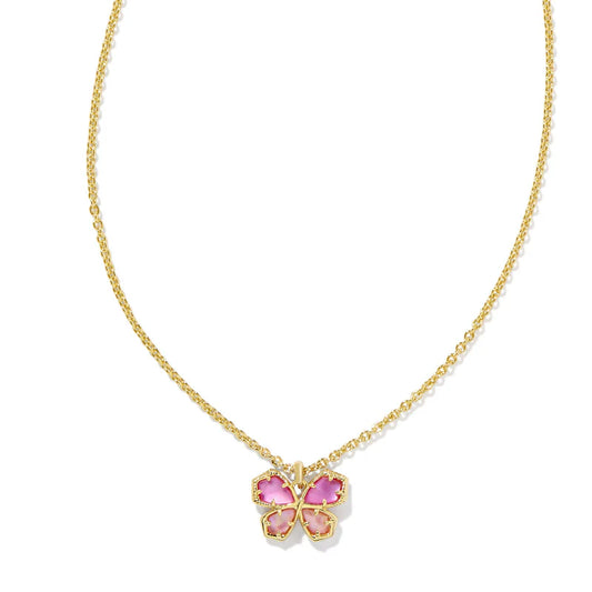 Mae Butterfly Short Pendant Nec