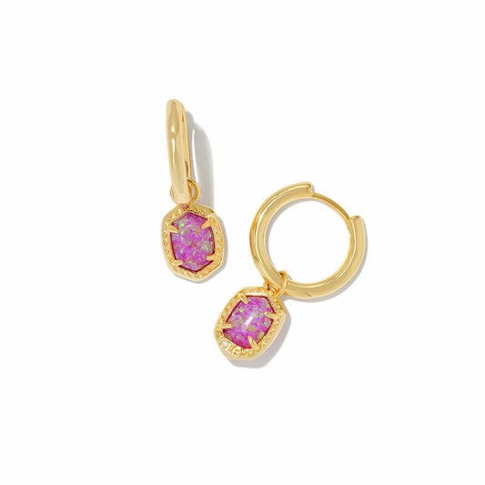 Daphne Framed Huggie Earrings