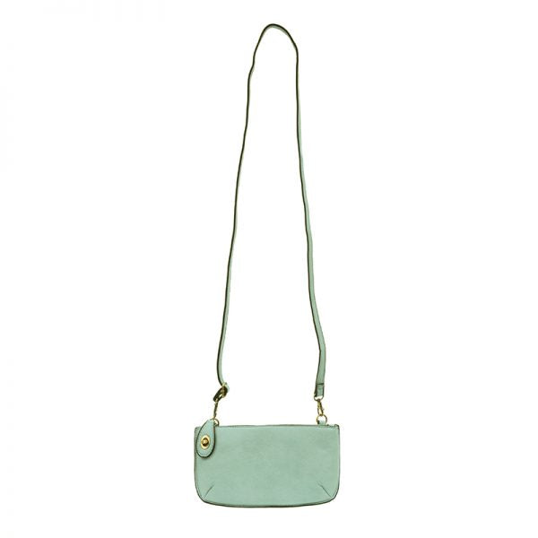 Sky Blue Mini Crossbody Wristlet Clutch