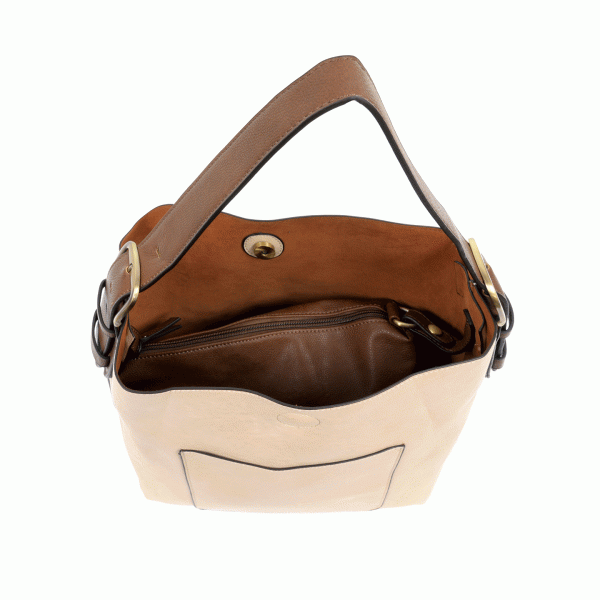 Cream Coffee Classic Hobo Handbag