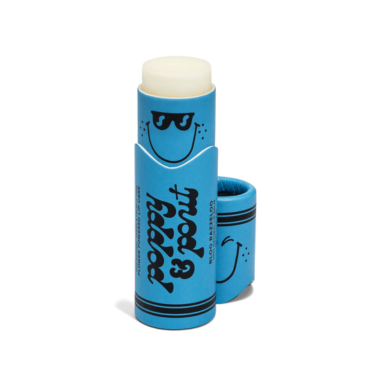 Vegan Lip Balm "Lil Poppy" Blue Razzeloo