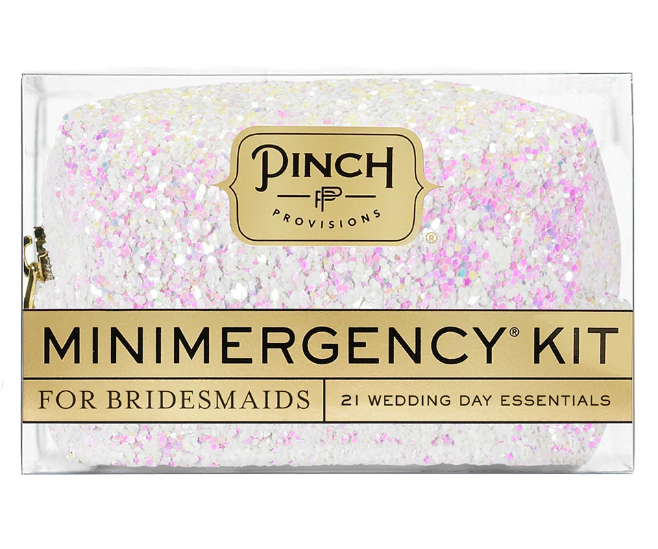 Minimergency Kit for Bridesmaids: White Iridescent