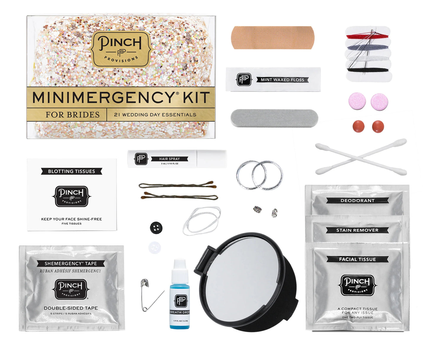 Minimergency Kit for Brides: Pink Diamond