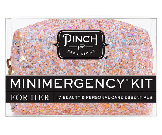 Rosé Glitter Minimergency Kit