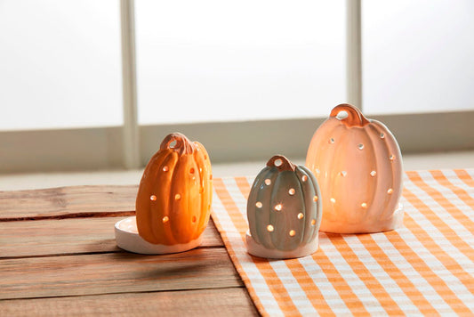 Pumpkin Votive Set