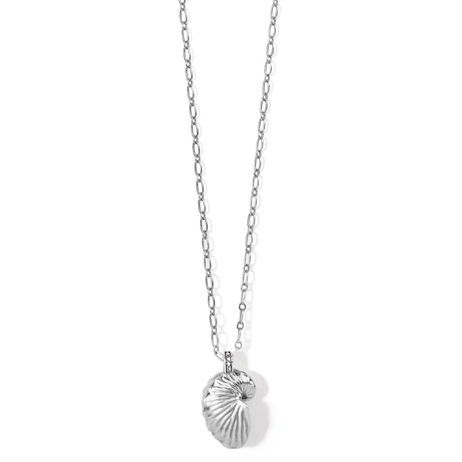 Paper Nautilus Shell Necklace - The Silver Dahlia
