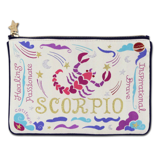 Scorpio Astrology Zip Pouch