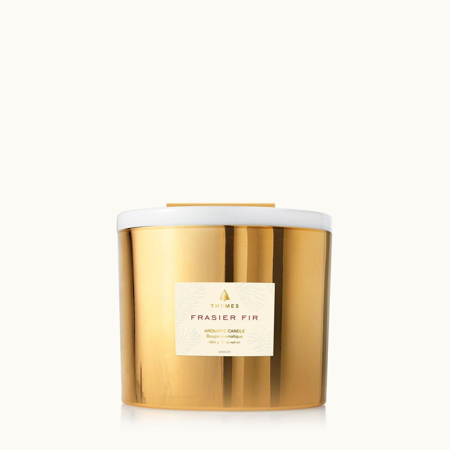 Frasier Fir Gold Poured Candle, 3-Wick