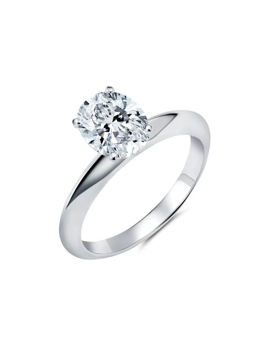 Tiffany Oval Ring Platinum Size 8