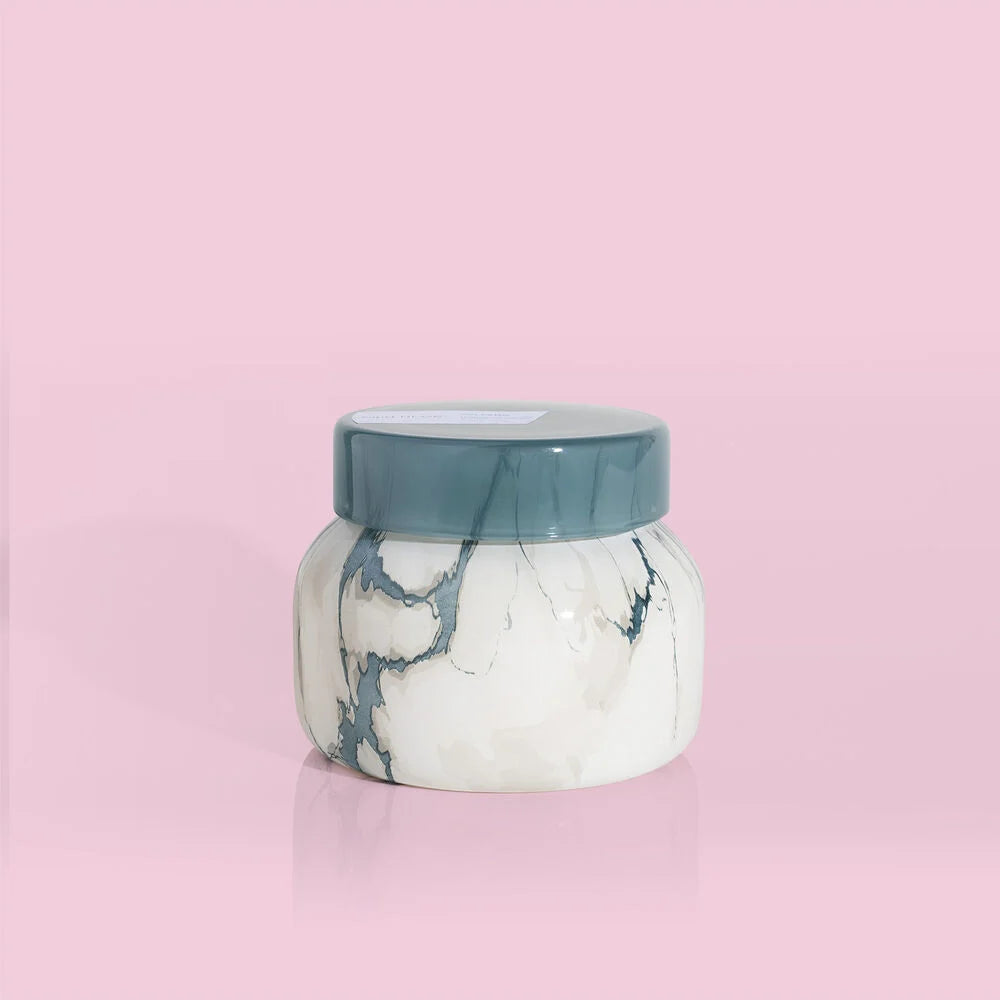 Volcano Modern Marble Petite Jar, 8 oz