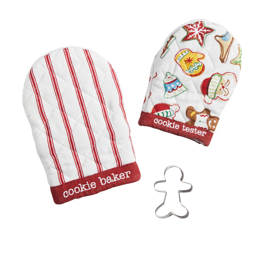 Gingerbread Oven Mitt Set