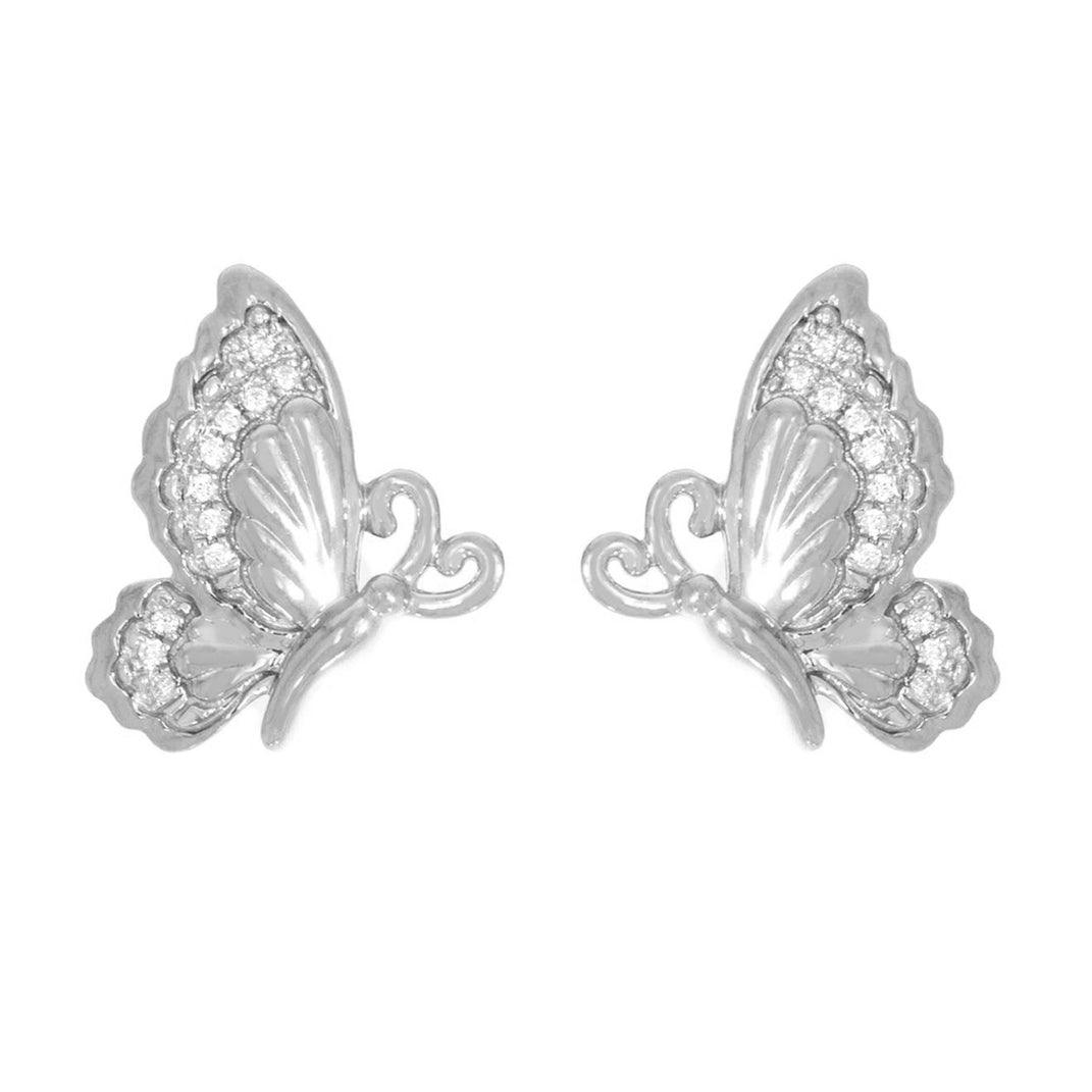 Beautiful Butterfly Earrings - The Silver Dahlia