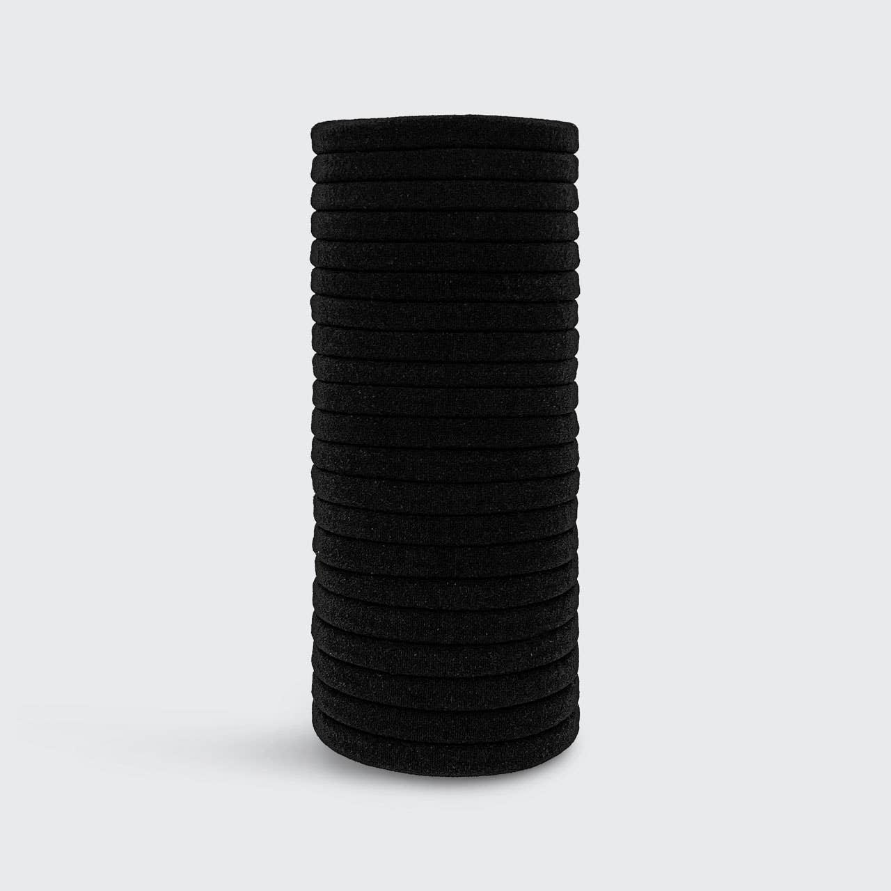 Eco-Friendly Nylon Elastics 20pc set - Black - The Silver Dahlia