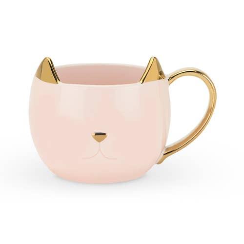 Chloe Pink Cat Mug - The Silver Dahlia