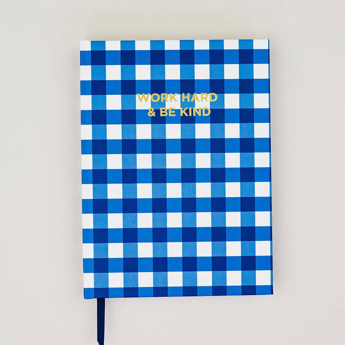 Gingham/Stars Notebook - The Silver Dahlia