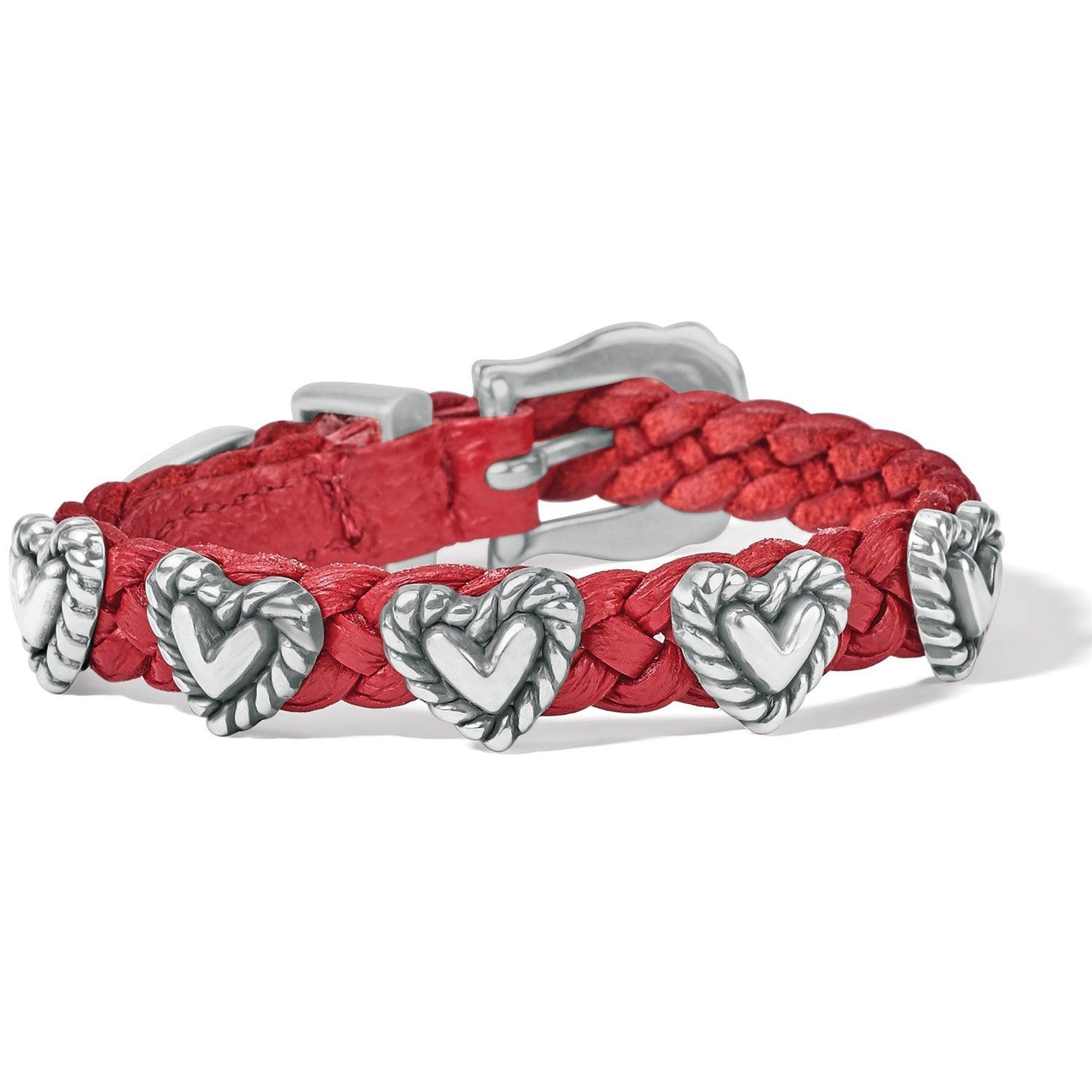Roped Heart Braid Bandit Bracelet - The Silver Dahlia