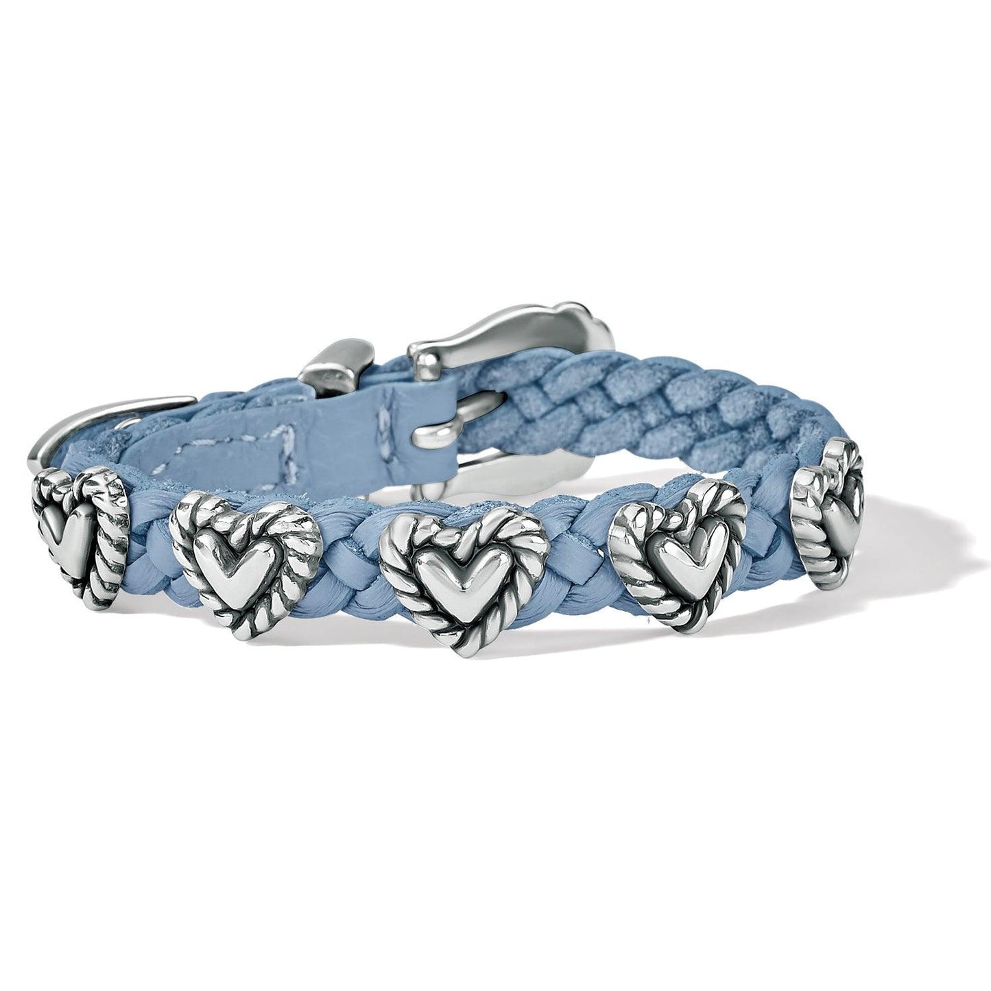 Roped Heart Braid Bandit Bracelet - The Silver Dahlia