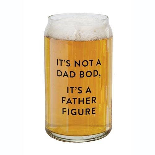 Beer Can Glass-Dad Bod - The Silver Dahlia