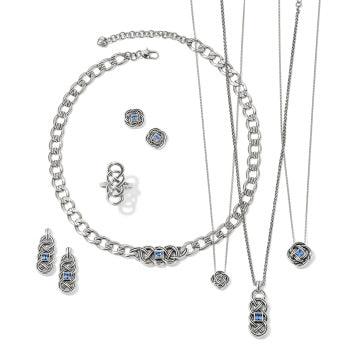 Interlok Lustre Necklace - The Silver Dahlia