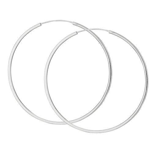 The Brooklawn Sterling Silver Hoop Earring - The Silver Dahlia