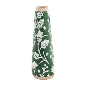 Green Tulip Slim Stem Vase - The Silver Dahlia