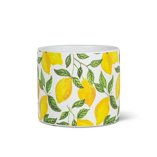 Sm Sunny Lemons Planter-4.5"D