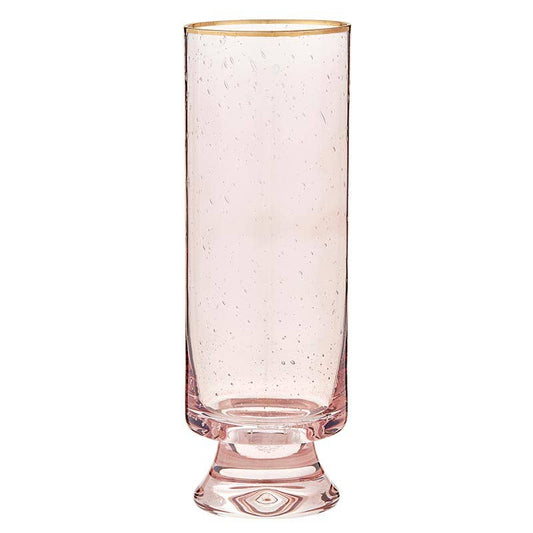 Gold Rimmed Glass - Blush - Champagne
