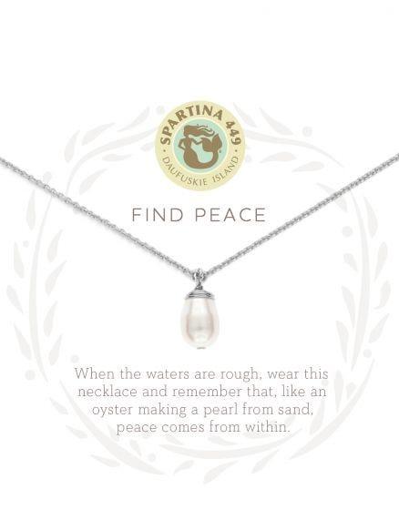 Find Peace Necklace - The Silver Dahlia