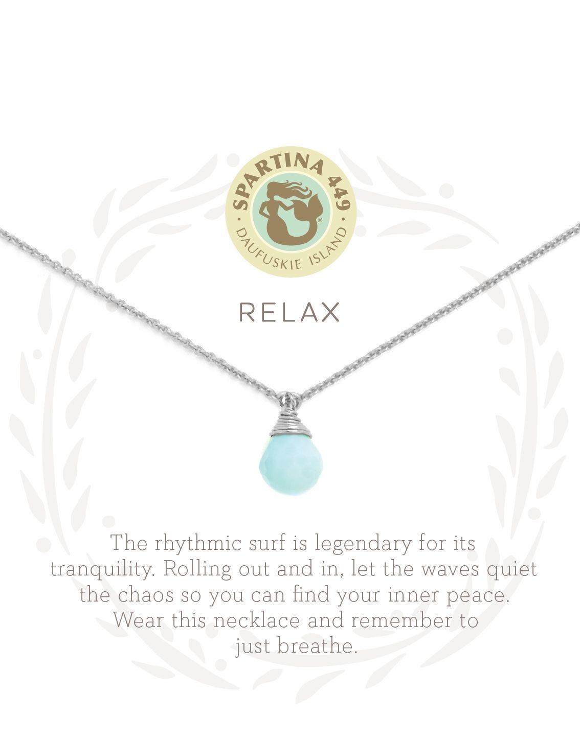 Relax Necklace - The Silver Dahlia