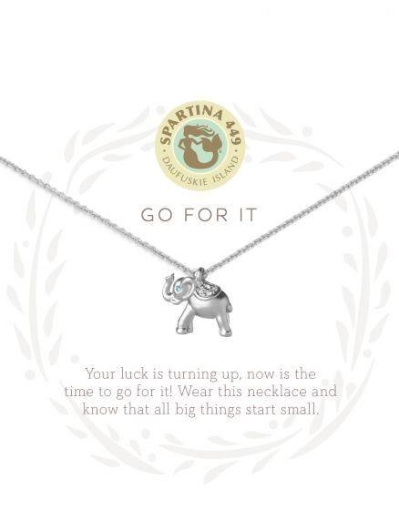 Go For It Necklace - The Silver Dahlia